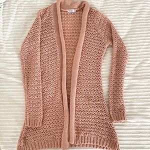 Super soft pink cardigan